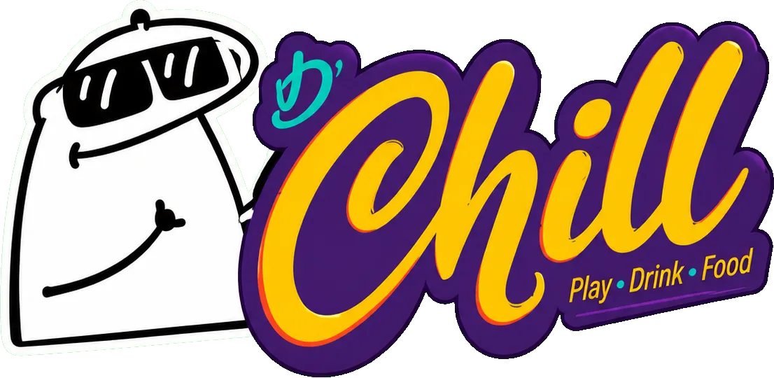 Logo de D'CHILL con mascota